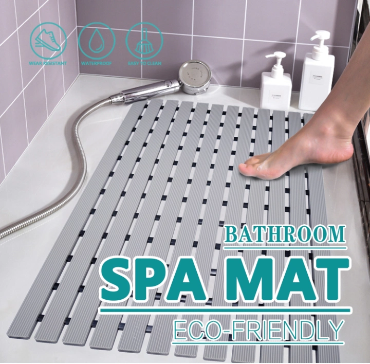 Bath Shower Mat Non Slip Bathroom PVC Rubber Mats Anti Slip Suction 61 X 61 Cm