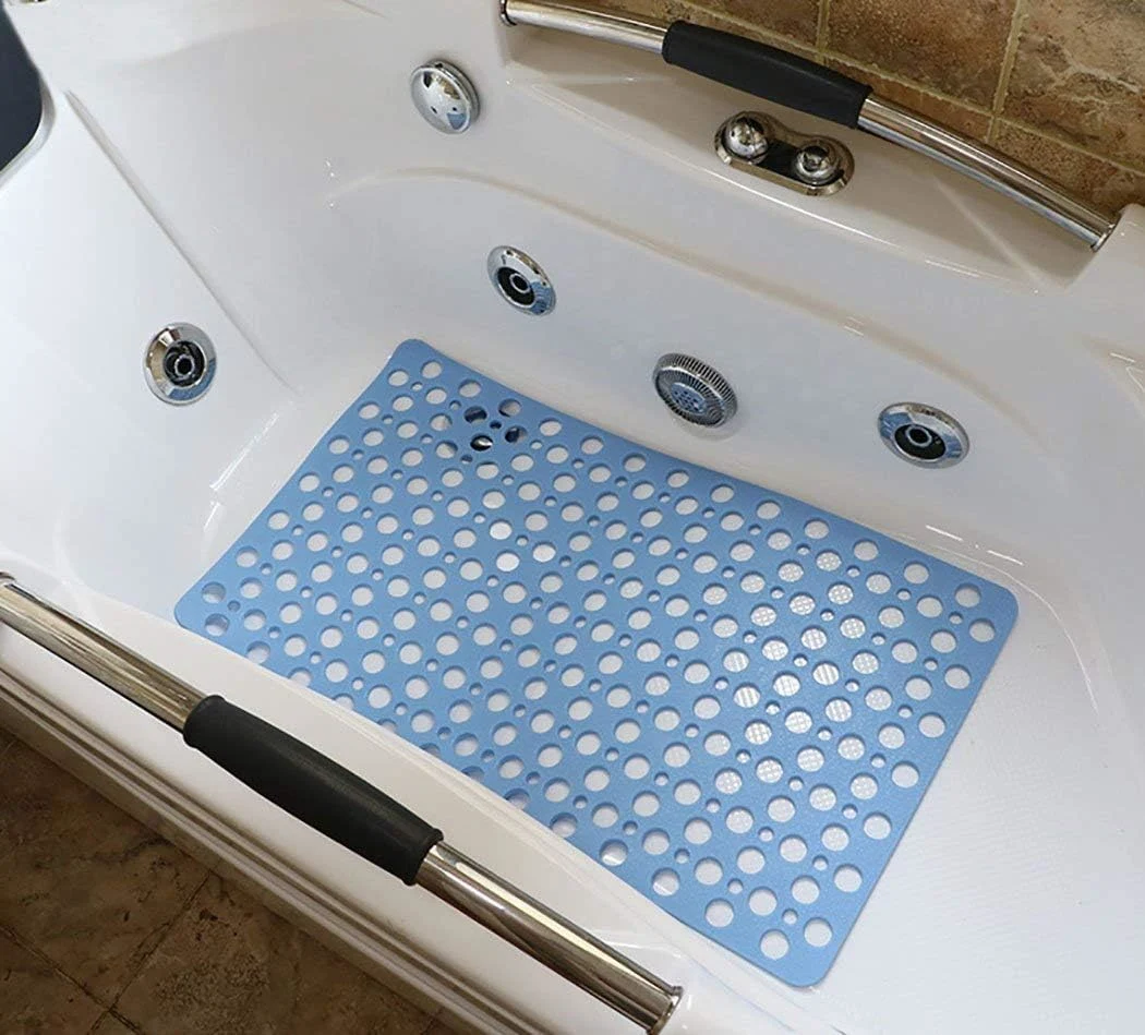 Extra Soft TPE Bath Mat for Kids, Machine Washable Bathroom Shower Mat 30L X 17W Inch