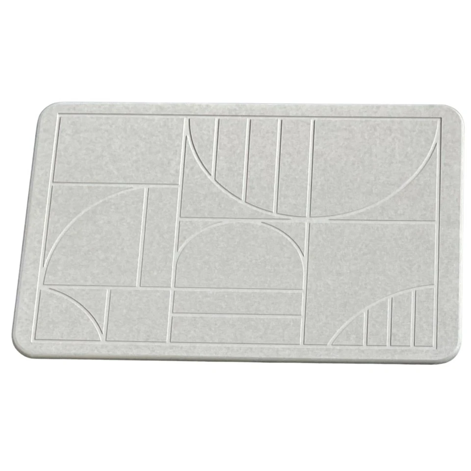 Diatomite Stone Bath Fast Water Drying Diatom Mud Foot Pad Bathroom Floor Mats Diomataceous Earth Bath Mat