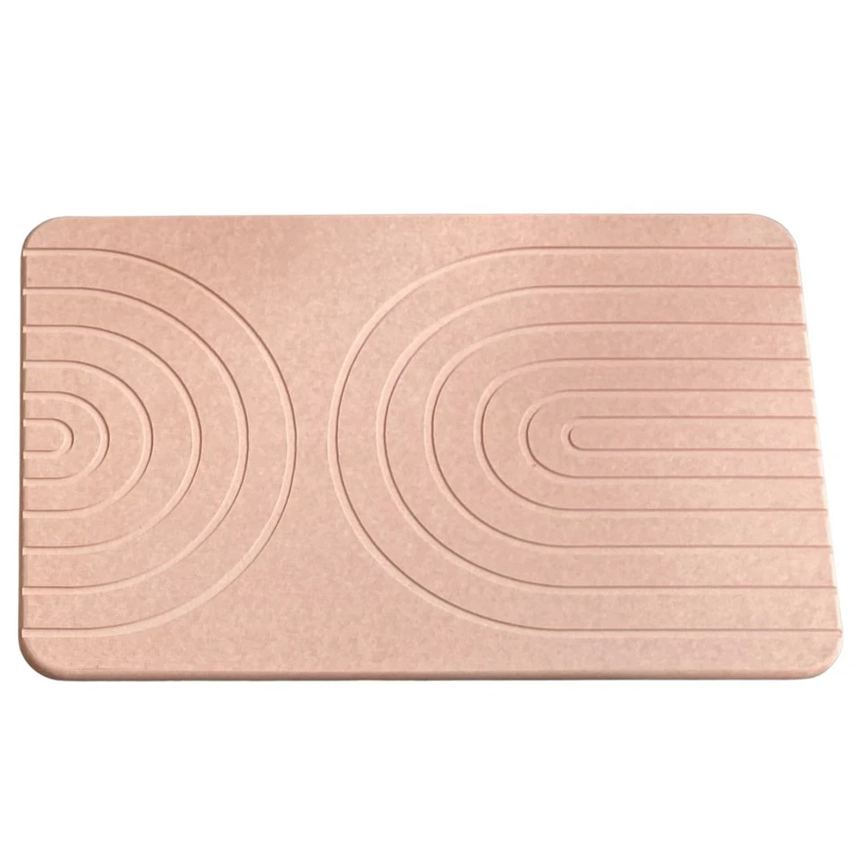 Diatomite Stone Bath Fast Water Drying Diatom Mud Foot Pad Bathroom Floor Mats Diomataceous Earth Bath Mat